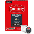 Community Coffee Signature Blend Dark Roast 24 Count Single Serve Keurig K-Cup Pods