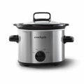 Crock-Pot 2qt Manual Slow Cooker - Stainless Steel: 3 Settings - Reheat & Warmer, Stay-Cool Handles, Dishwasher-Safe Parts