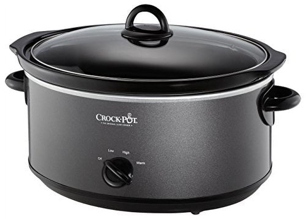 Crockpot SCV700-KC crock pot - 7 quarts, Charcoal