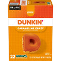 Dunkin’ Caramel Me Crazy Coffee - Keurig K-Cup Pods, 22 Count Box