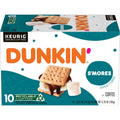 Dunkin’ S’mores Artificially Flavored Coffee - Medium Roast, Keurig K Cup Pods, 10 Count Box