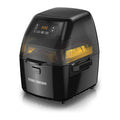 George Foreman GHFD6800B Twist N Crisp Air Fryer with Rotisserie - 3L Capacity