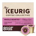 Keurig Coffee Collective - Whole Hearted by Whitney Kakos, Dark Roast K-Cup Coffee Pods, 8 Count