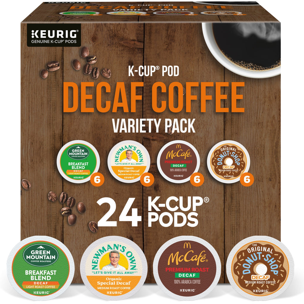 Keurig - Decaf Coffee Variety Pack K-Cup Coffee Pods, 24 Count