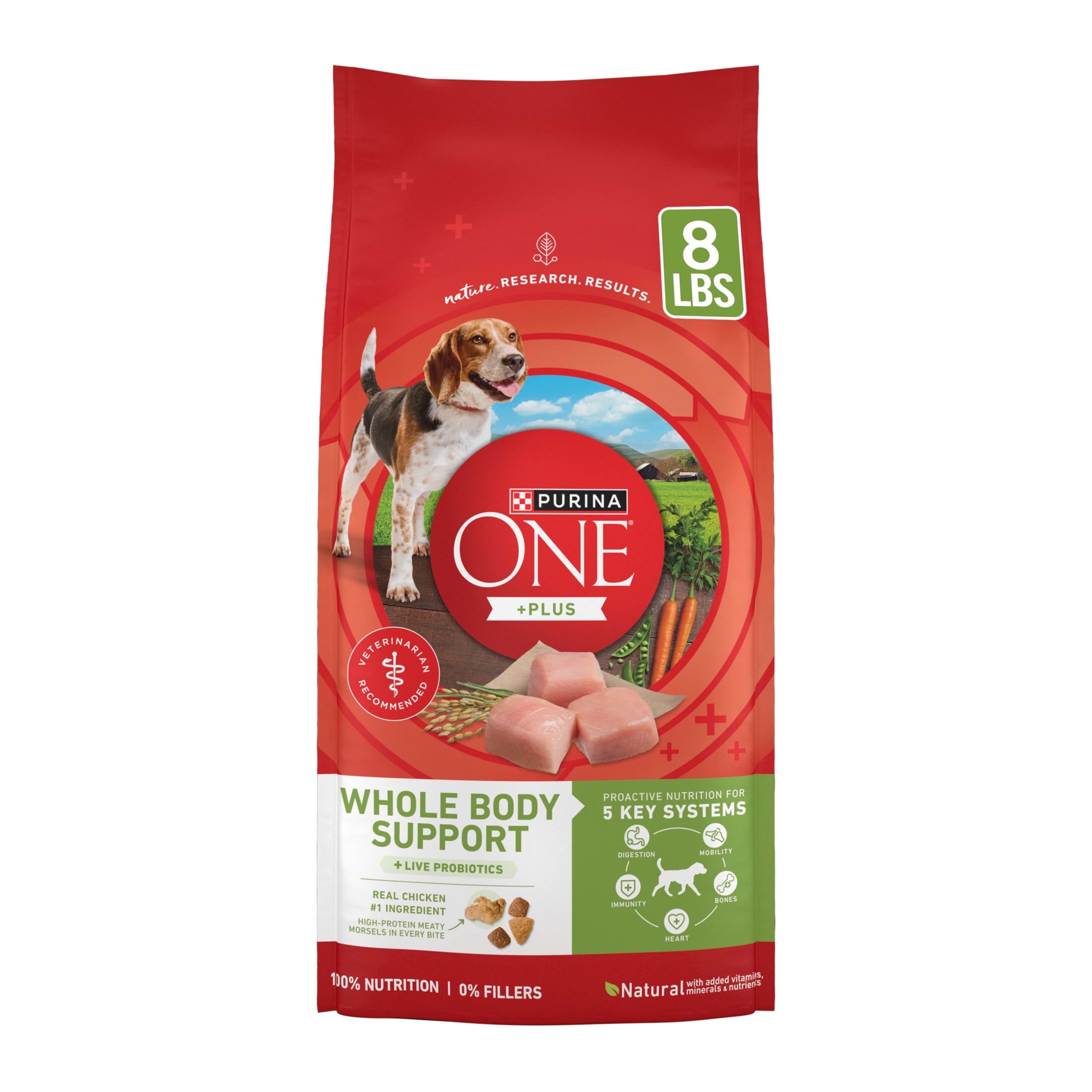 Purina ONE Plus Whole Body Support With Chicken Dry Dog Food - 8 lb.
