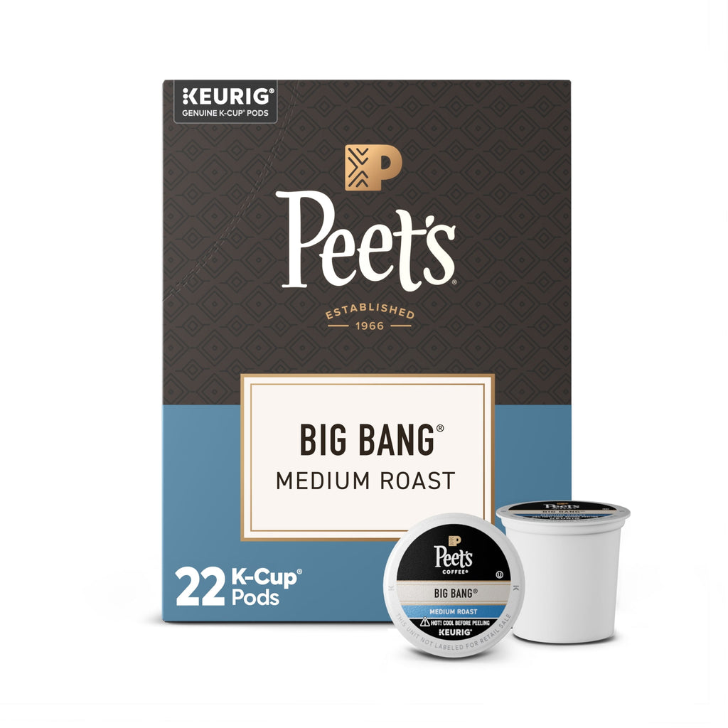 Peet's Coffee Big Bang Premium Medium Roast Keurig K-Cup Coffee Pods - 22 Count