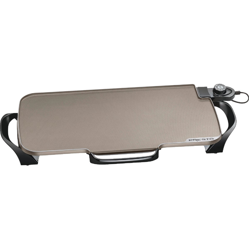 Presto 07062-22-Inch Ceramic Removable Handles Electric Griddle - Grey Ceramic
