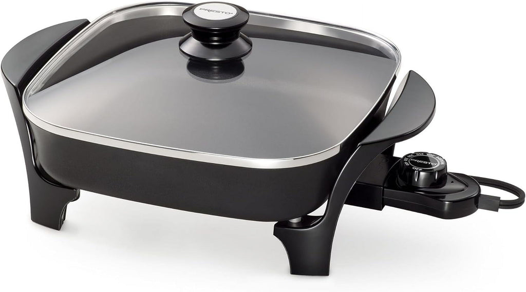 Presto 11 inch Electric Skillet w/glass lid