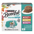 Purina Beneful Small Breed Wet Dog Food Variety Pack - IncrediBites With Real Beef, Chicken and Salmon, 3 oz.