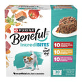 Purina Beneful Small Breed Wet Dog Food Variety Pack - IncrediBites With Real Beef, Chicken and Salmon, 3 oz.
