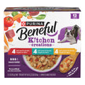 Purina Beneful Kitchen Creations With Beef - Chicken, or Lamb Wet Dog Food Variety Pack, 3 oz Cans (12 Pack)