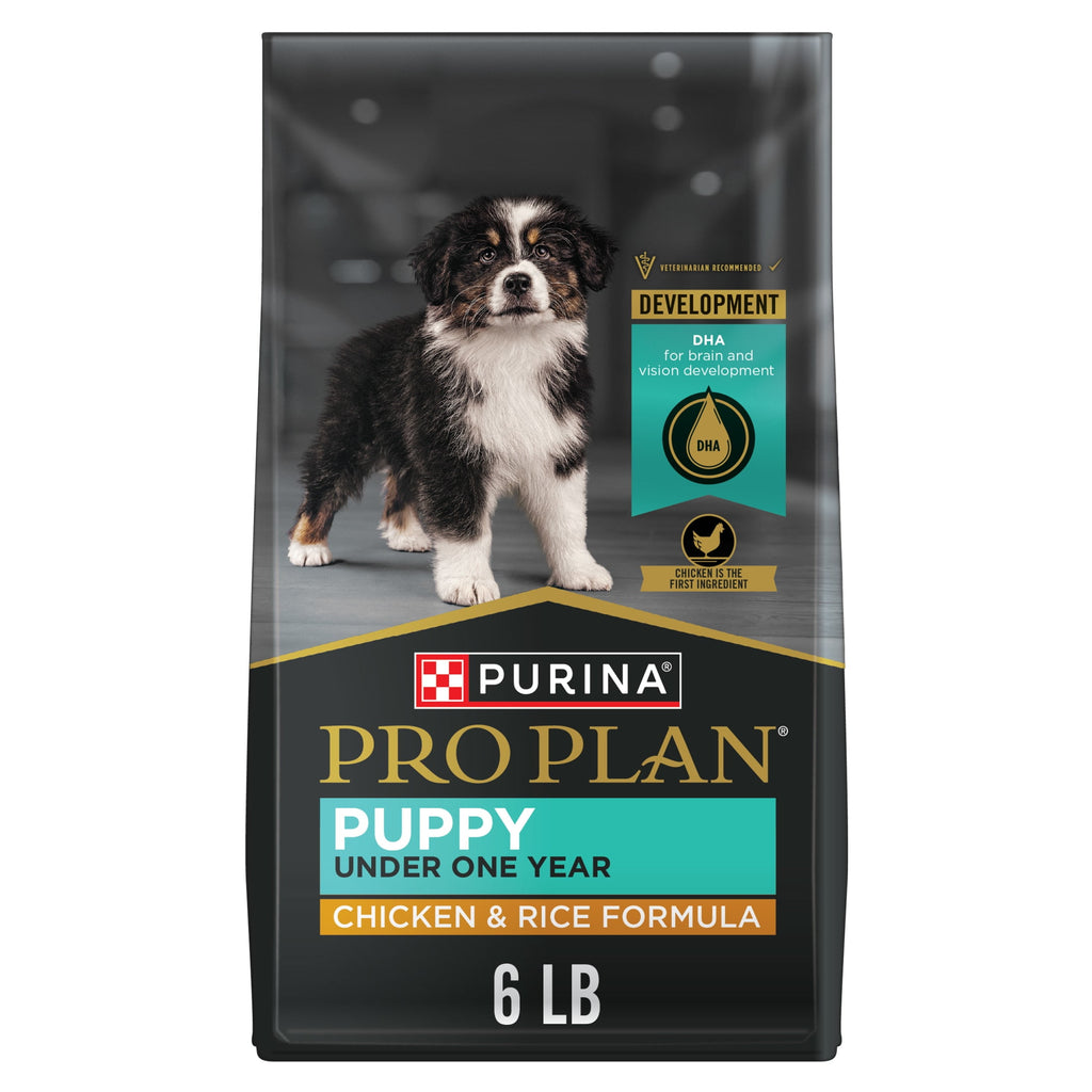 Purina Pro Plan High Protein Dry Puppy Food - Chicken and Rice Formula, 6 lb. Bag