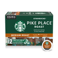Starbucks Pike Place Roast - Hot or Iced Coffee, Medium Roast K-Cup Coffee Pods, 12 Count