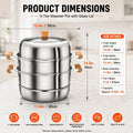 3-Tier Electric Food Steamers
