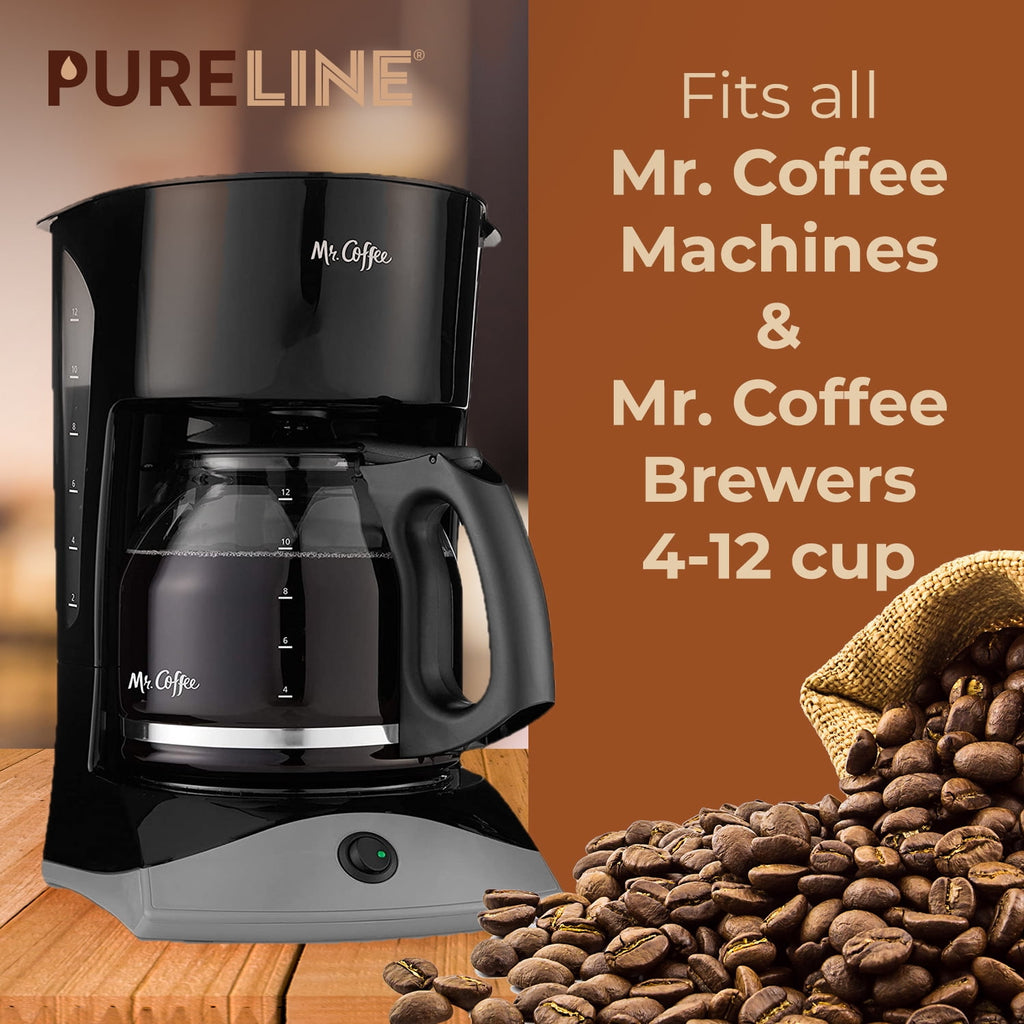Mr. Coffee Water Filter with Advanced Filtration by PURELINE. Compatible with all Mr. Coffee Machines. (12 Pack)