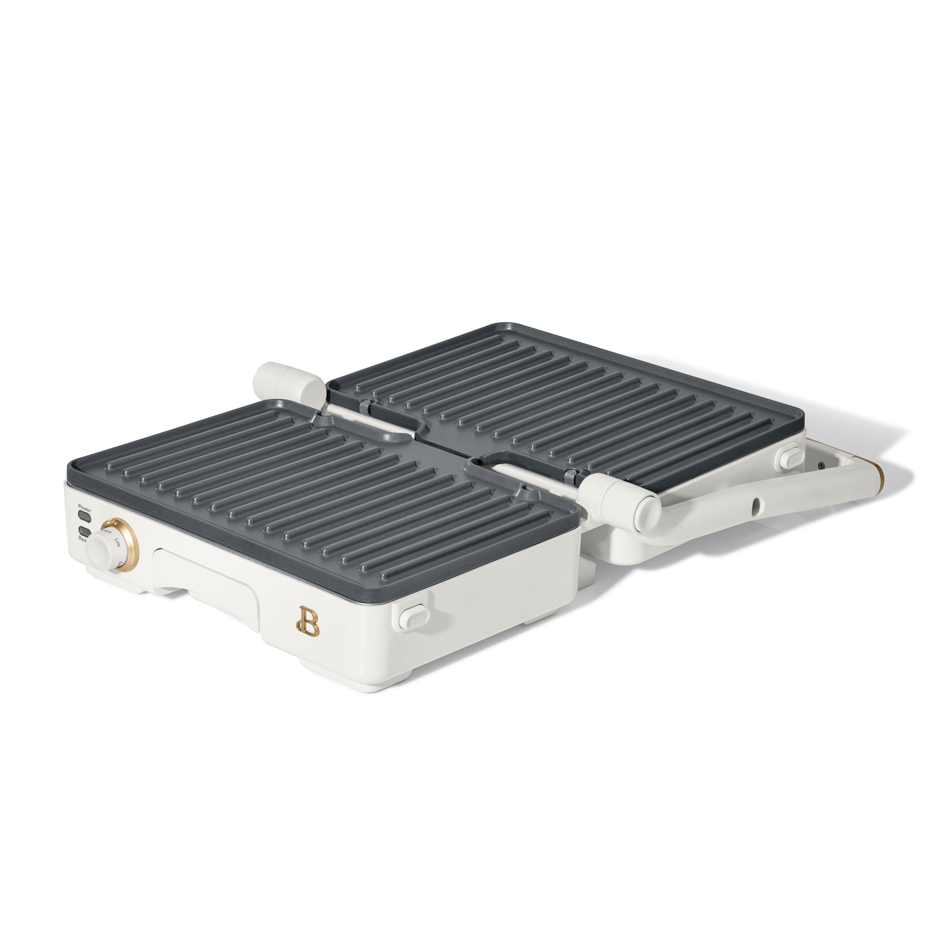 Beautiful 2-in-1 Panini Press & Grill - White Icing by Drew Barrymore