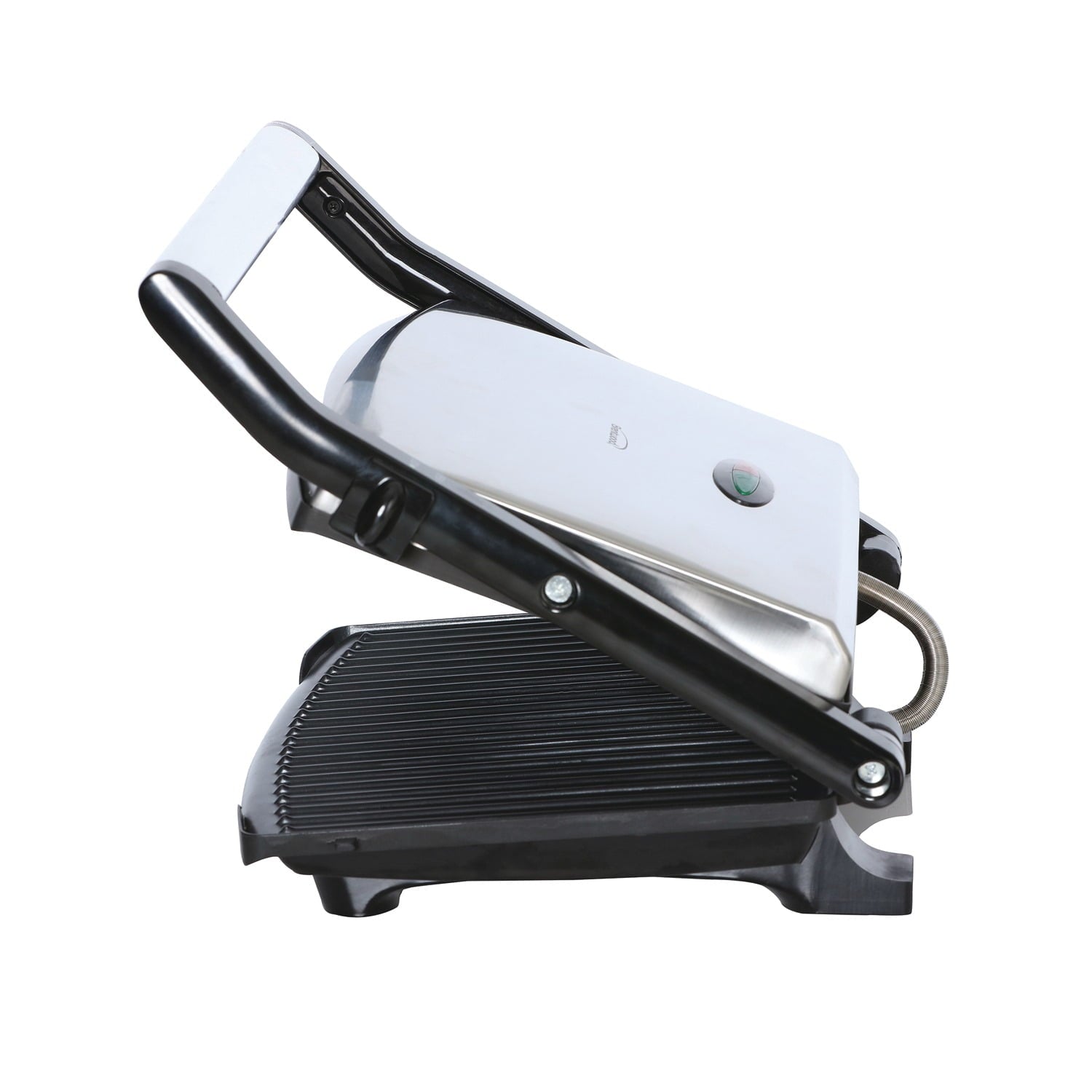 Brentwood Select TS-651 Compact Non-Stick Panini Press & Sandwich Maker - Stainless Steel