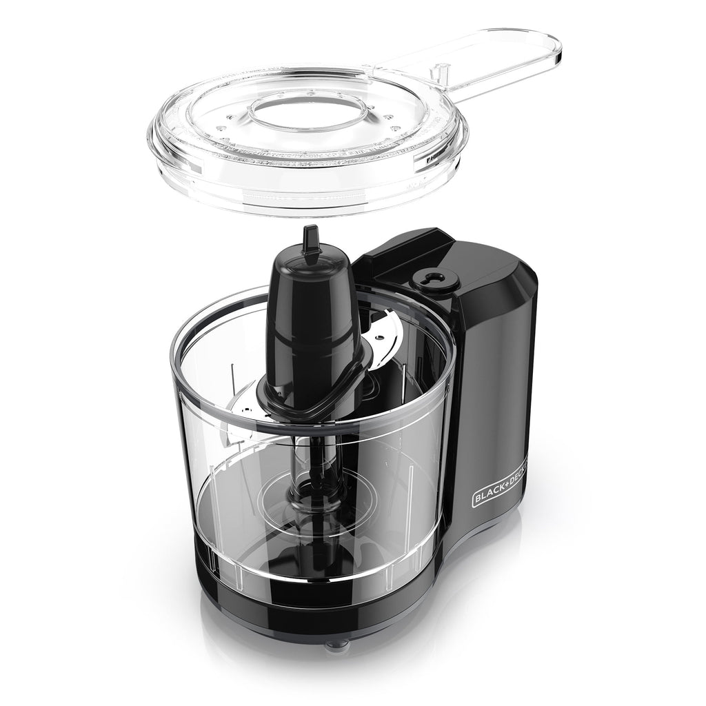 BLACK+DECKER 1.5-Cup Electric Food Chopper - One Touch Pulse, 150W Motor, Mini Food Processor, Stay-Sharp Blade, Dishwasher Safe