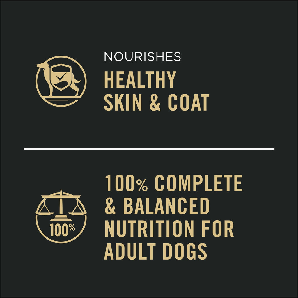 Purina Pro Plan Wet Grain Free Wet Dog Food Complete Essentials Variety Pack - Chicken and Carrots and Turkey and Sweet Potato Entrees, 13 oz Cans (12 Pack)