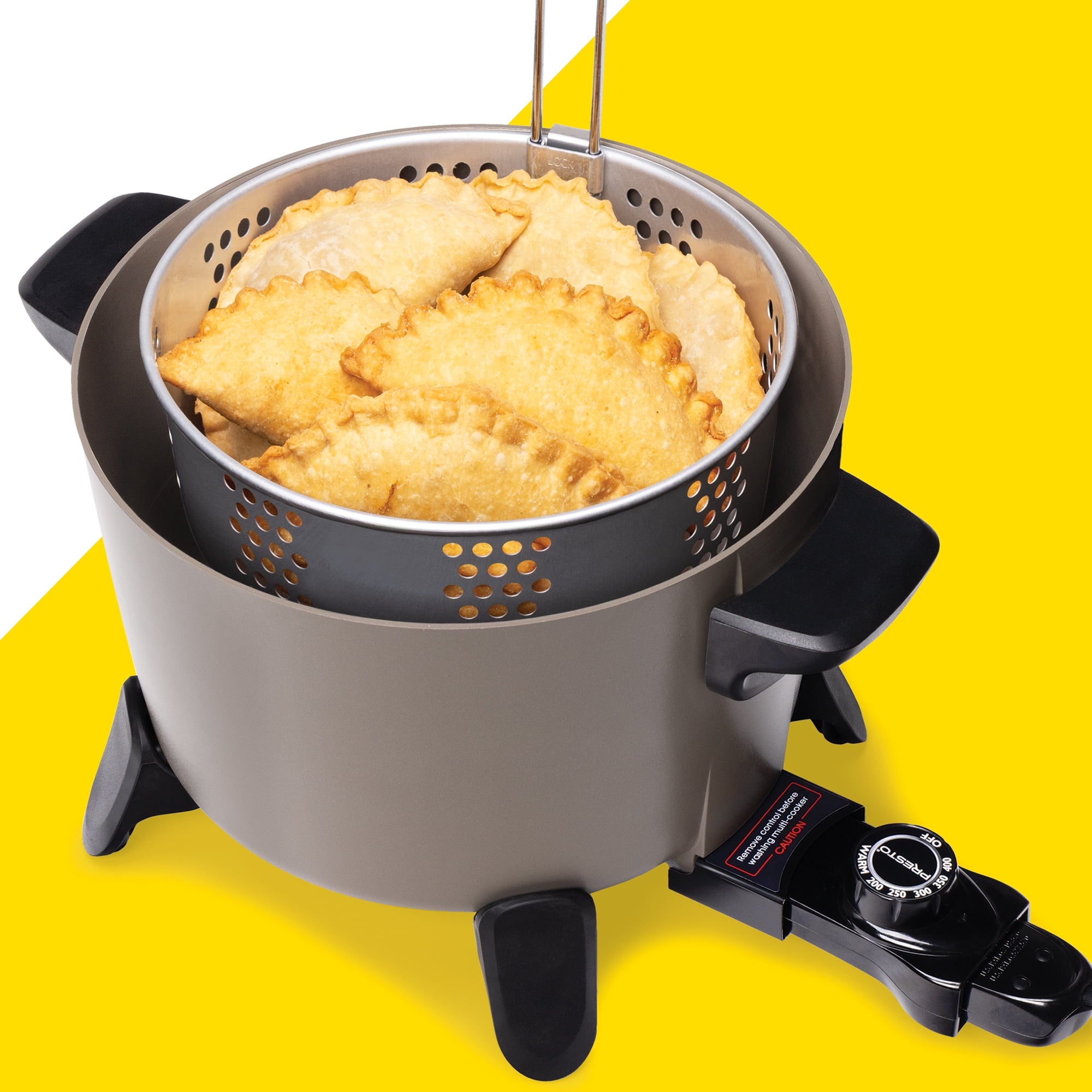 Presto Big Kettle Ceramic Deep Fryer/Multi-Cooker