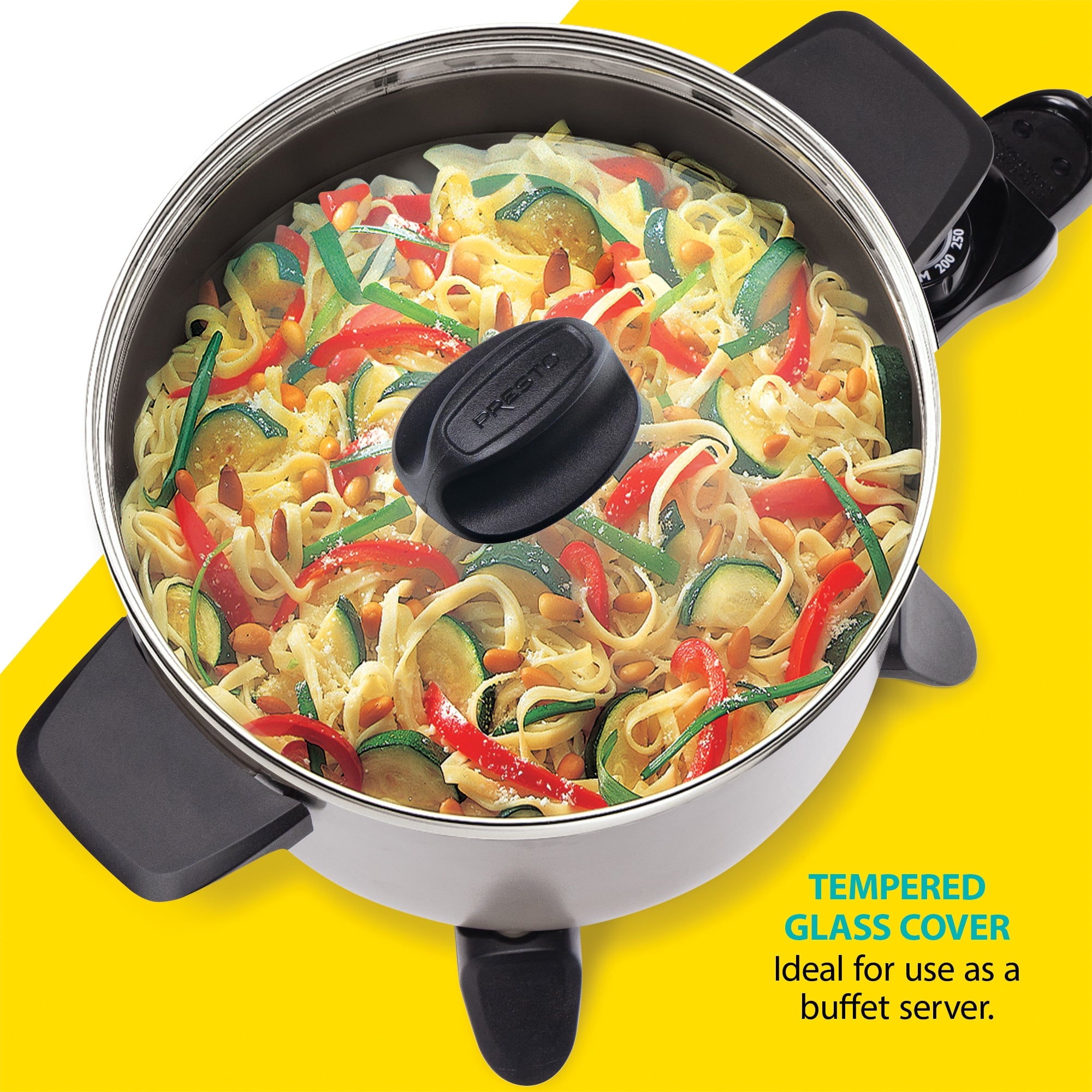 Presto Kitchen Kettle Ceramic Deep Fryer/Multi-Cooker