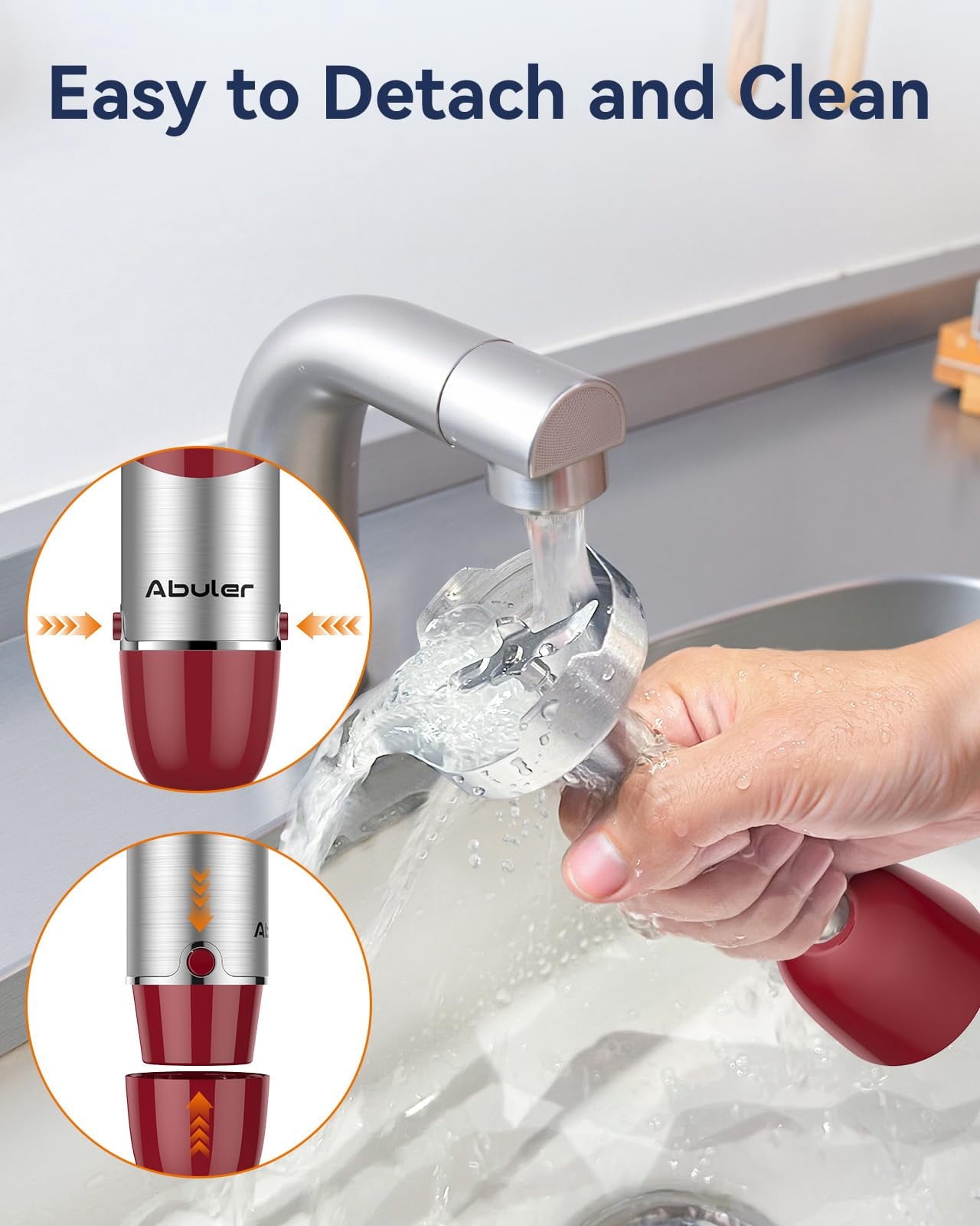 Immersion Blender Handheld 1000W 5 in 1 Corded Stick Hand Blender Kitchen with 12 Speed - BPA-Free, Mixing Beaker, Chopper, Whisk, Milk Frother, Perfect Emulsifier