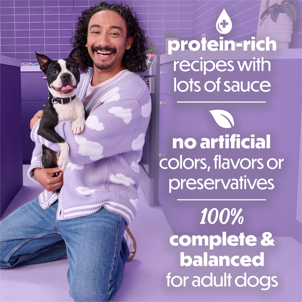 Purina Beneful Kitchen Creations With Beef - Chicken, or Lamb Wet Dog Food Variety Pack, 3 oz Cans (12 Pack)