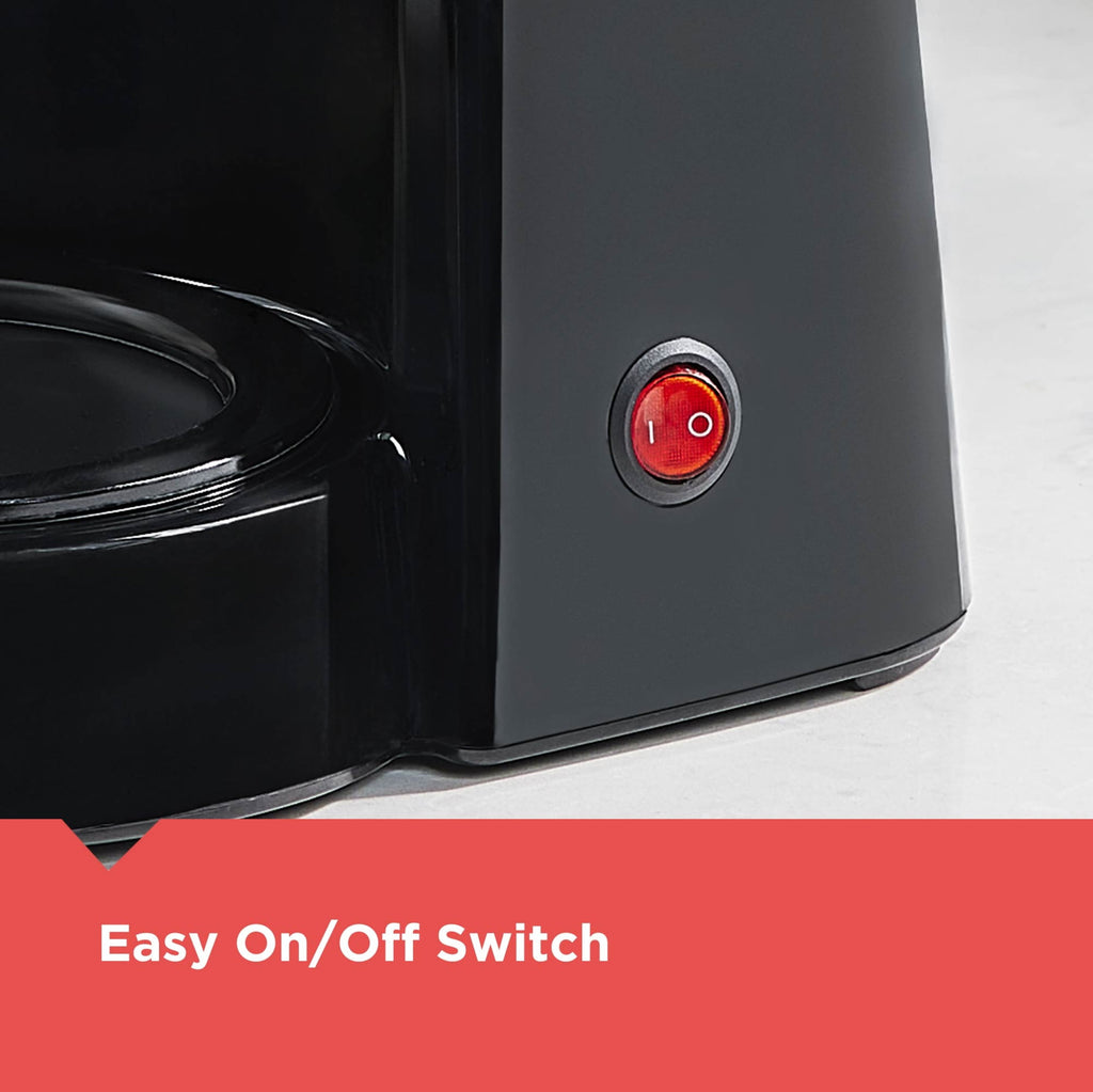 BLACK+DECKER 12-Cup Drip Coffee Maker with Easy On/Off Switch and Sneak-A-Cup Feature