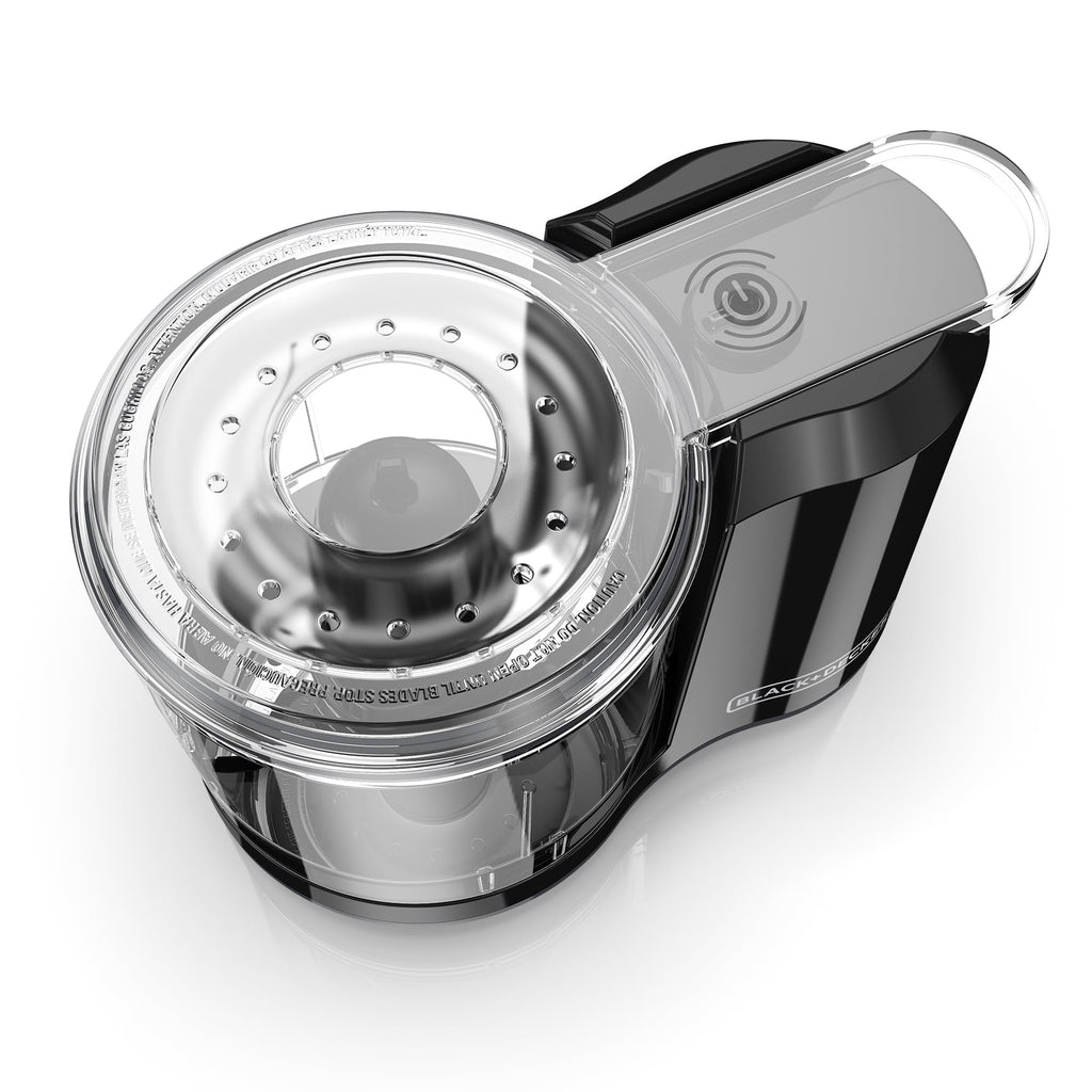 BLACK+DECKER 1.5-Cup Electric Food Chopper - One Touch Pulse, 150W Motor, Mini Food Processor, Stay-Sharp Blade, Dishwasher Safe