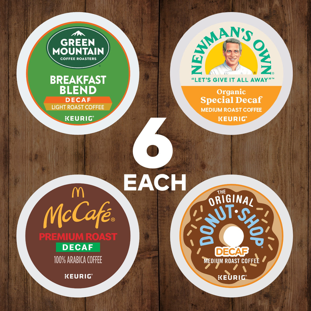 Keurig - Decaf Coffee Variety Pack K-Cup Coffee Pods, 24 Count