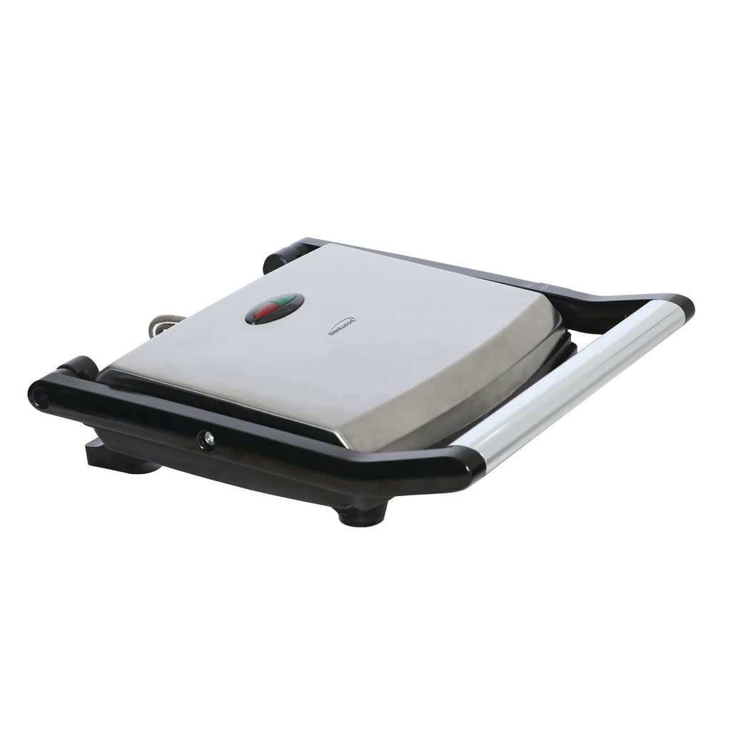 Brentwood Select TS-651 Compact Non-Stick Panini Press & Sandwich Maker - Stainless Steel