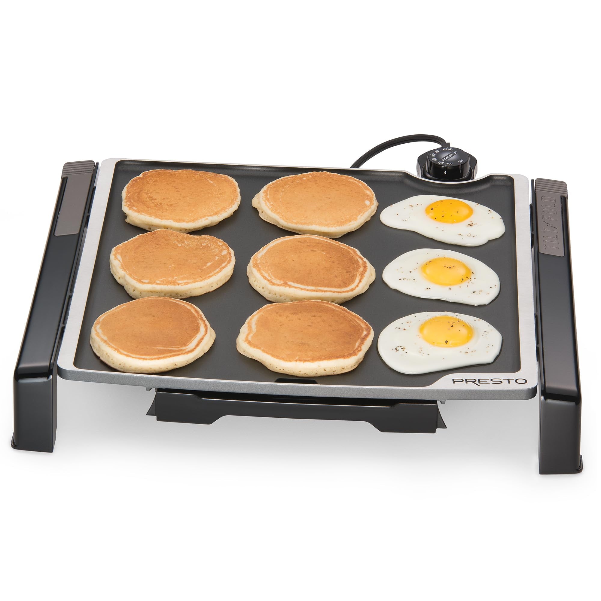 Presto 07071 15" Black Tilt-N-Fold Electric Griddle