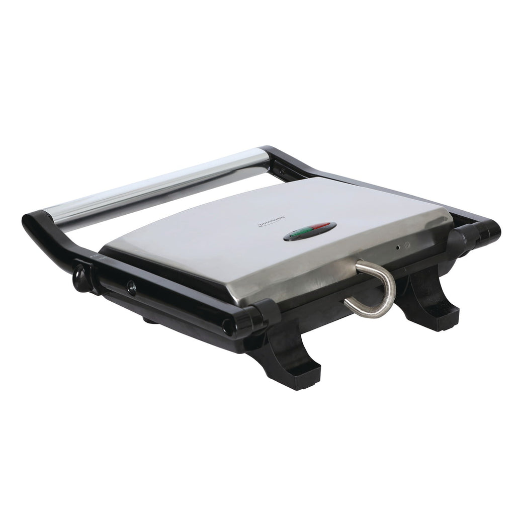 Brentwood Select TS-651 Compact Non-Stick Panini Press & Sandwich Maker - Stainless Steel