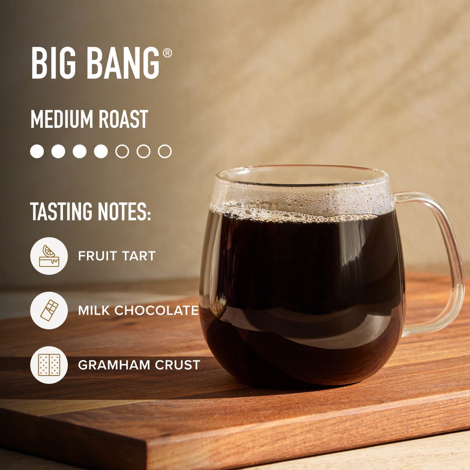Peet's Coffee Big Bang Premium Medium Roast Keurig K-Cup Coffee Pods - 22 Count