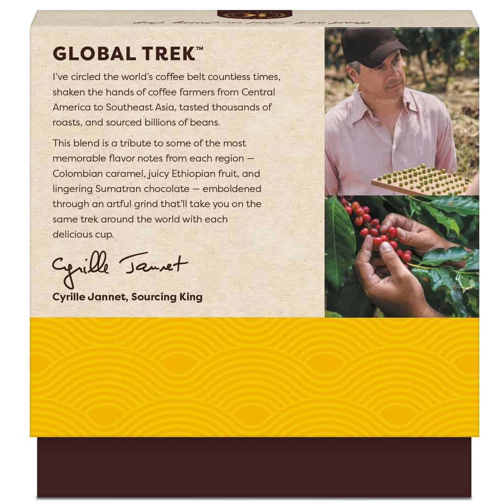 Keurig Coffee Collective - Global Trek by Cyrille Jannet, Medium Roast K-Cup Coffee Pods, 8 Count