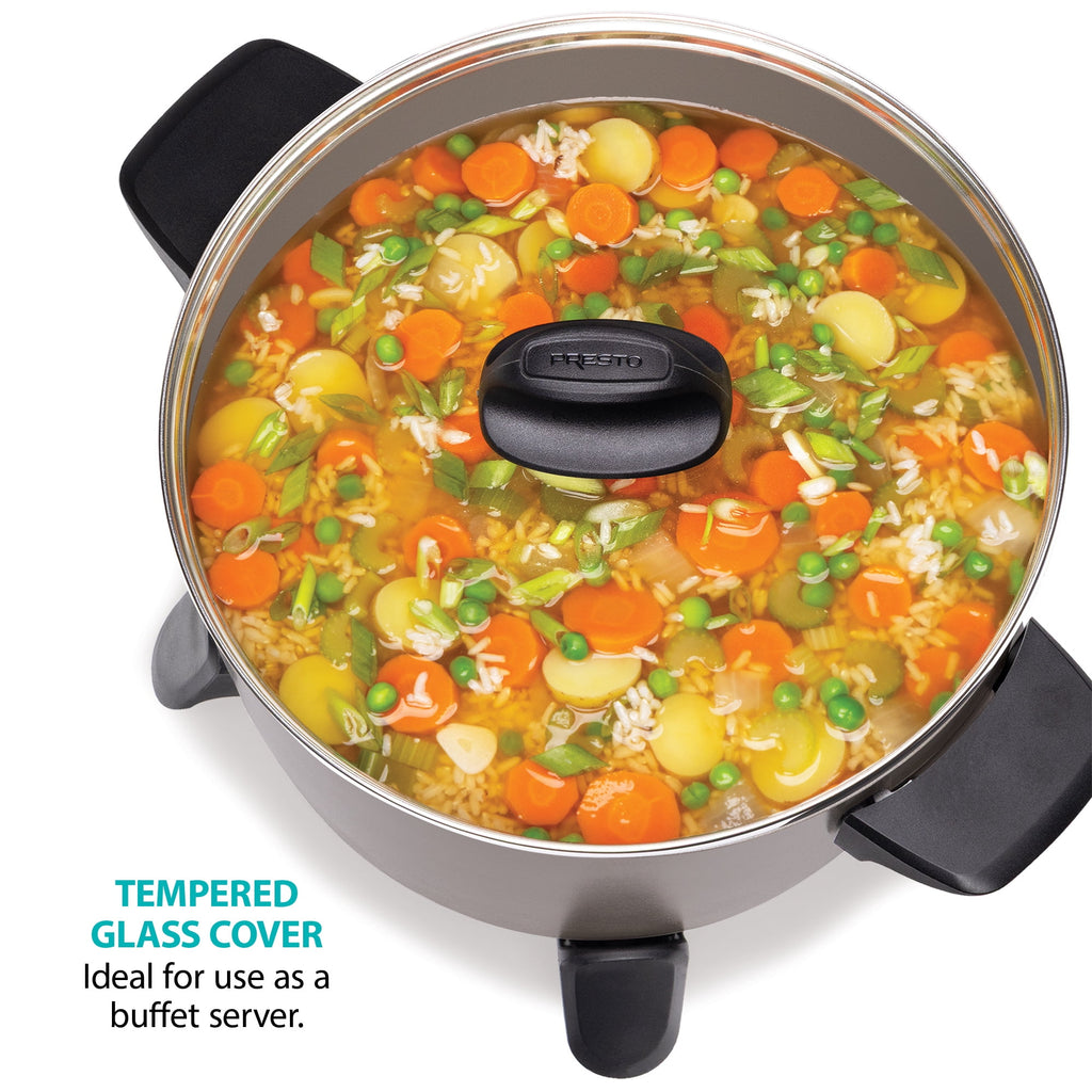 Presto Big Kettle Ceramic Deep Fryer/Multi-Cooker
