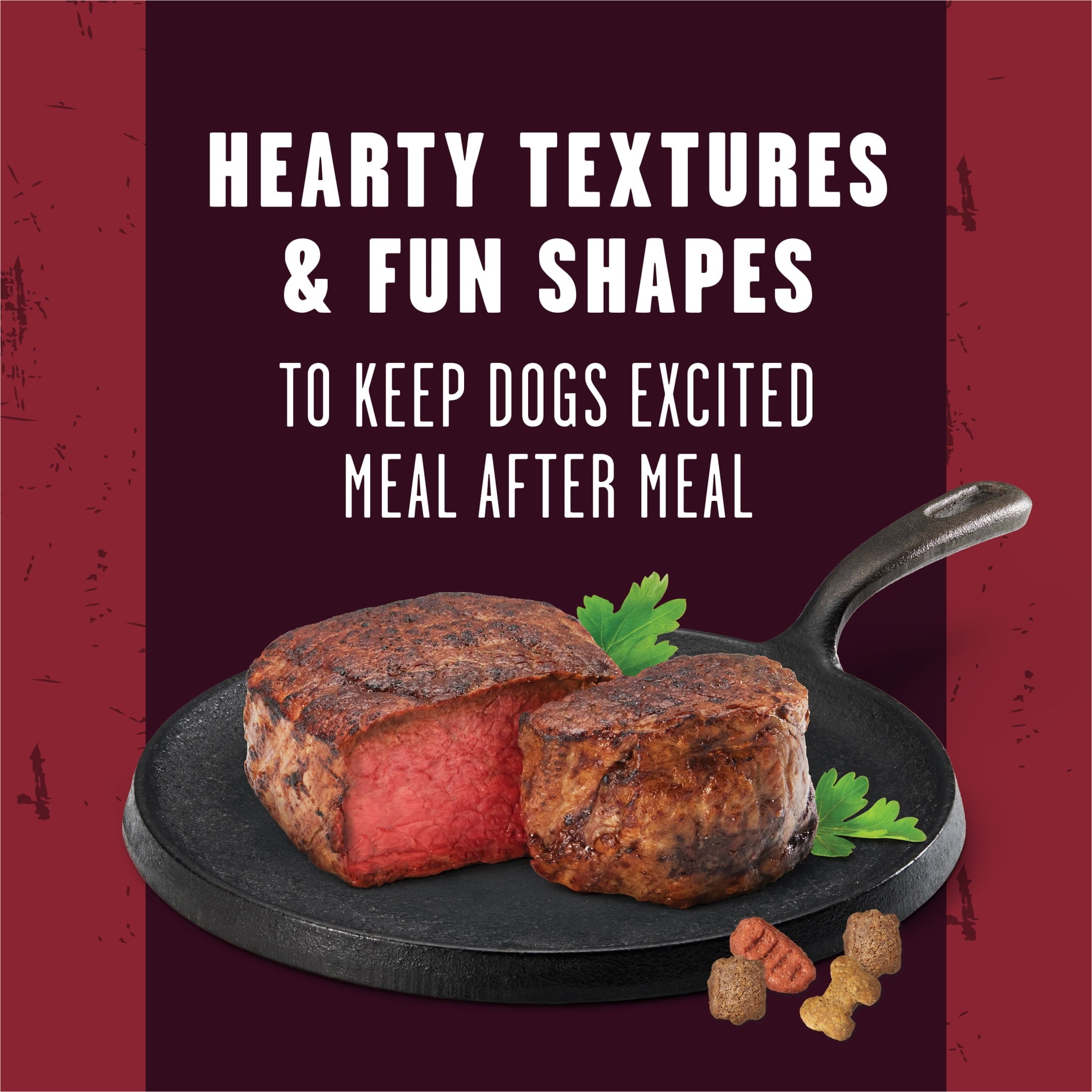 Purina ALPO Prime Cuts Savory Beef Flavor Dry Dog Food - 45 lb Bag
