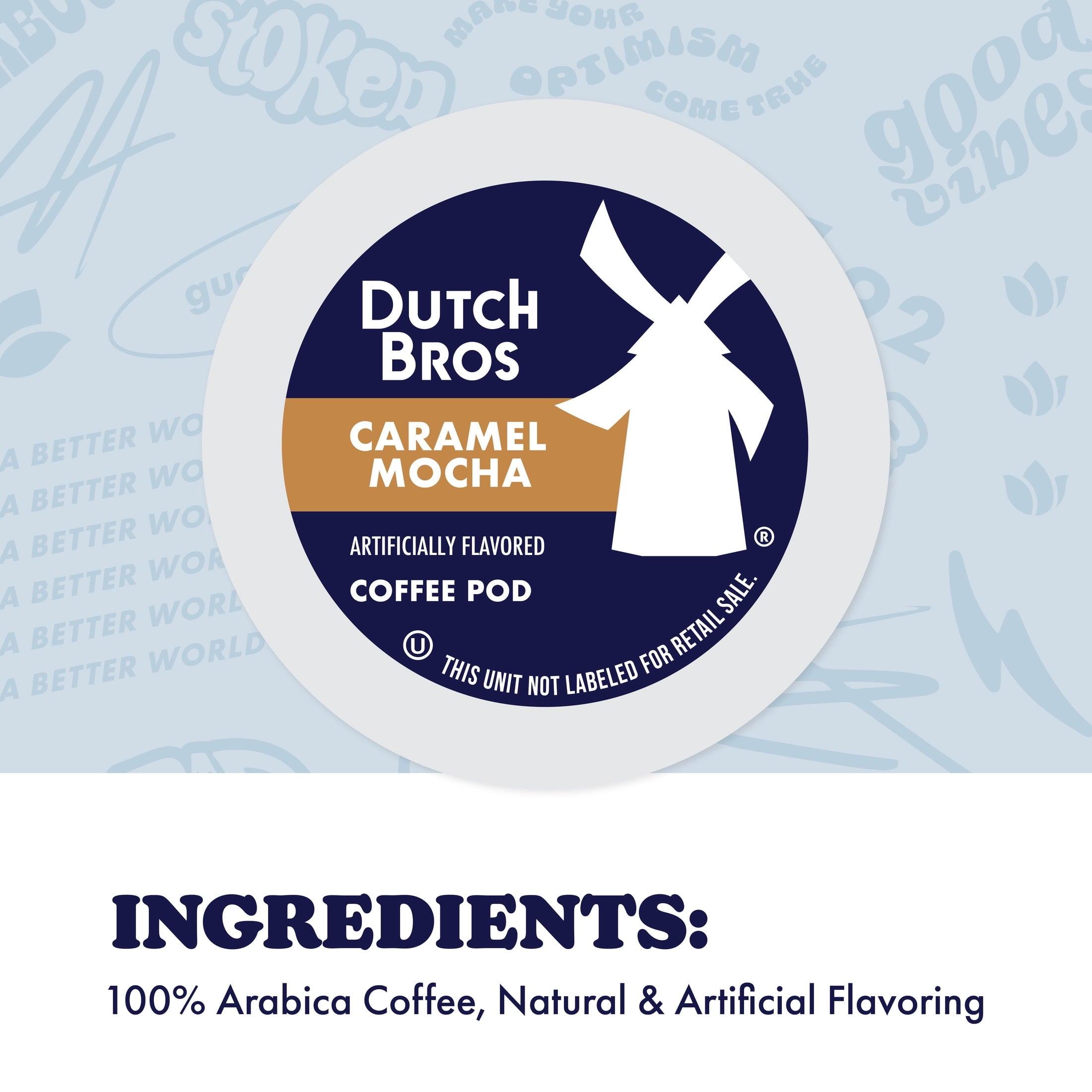 Dutch Bros Caramel Mocha Flavored Coffee Inspired by Caramelizer® - 22 Count, Medium Roast, Single Serve Coffee Pods for Keurig K-Cup Brewers