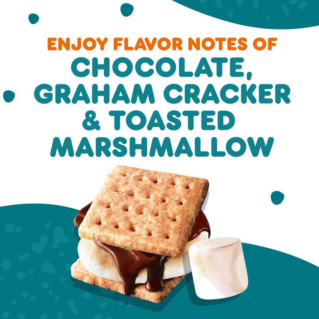 Dunkin’ S’mores Artificially Flavored Coffee - Medium Roast, Keurig K Cup Pods, 10 Count Box