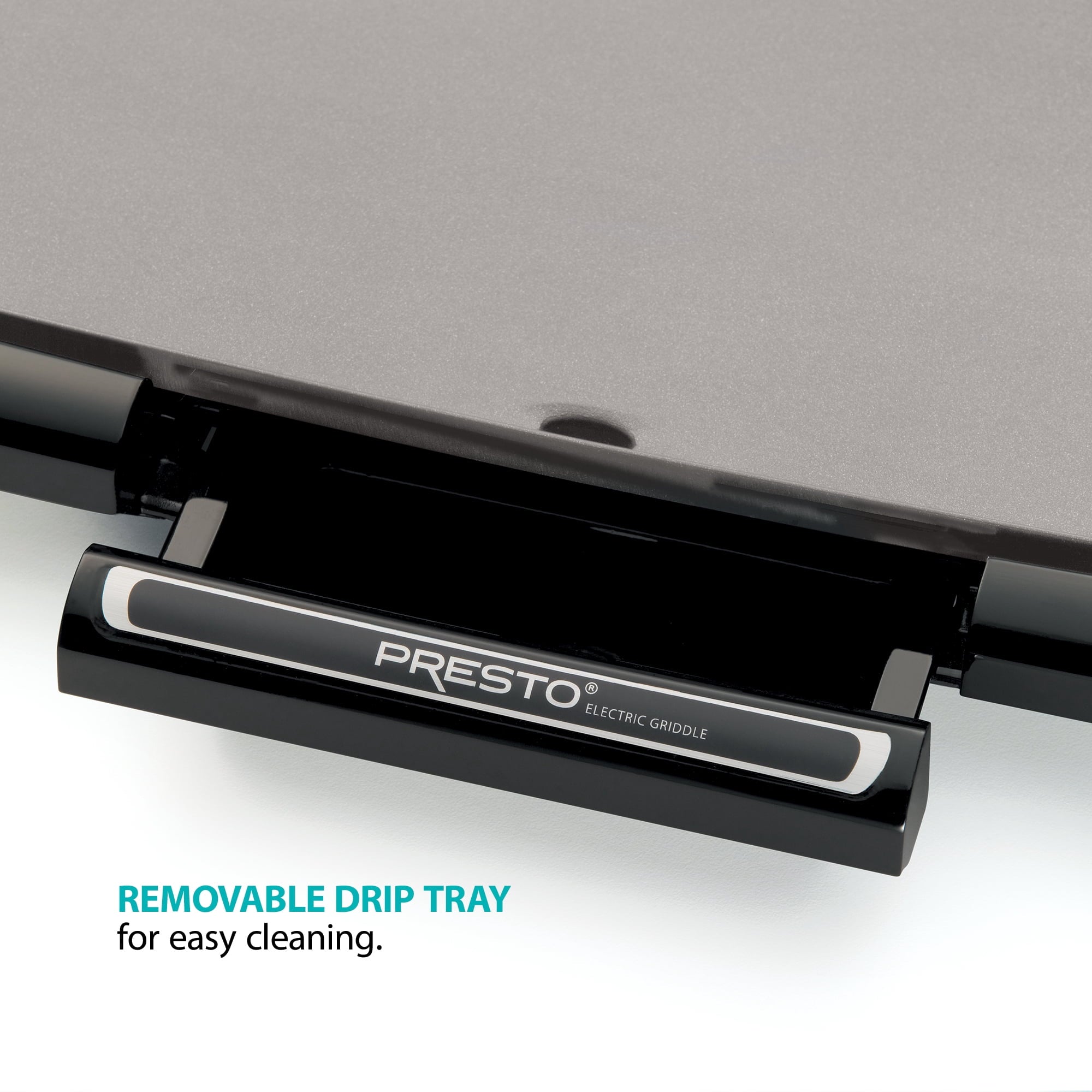 Presto Ceramic Nonstick Electric Griddle/Warmer Plus with Multifunction Tray