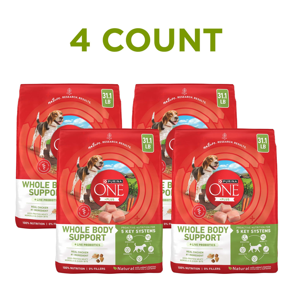 Purina ONE Plus Whole Body Support Chicken Flavor Dry Dog Food - 31.1 lb Bag
